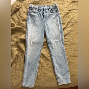 H&M High Rise Light Blue Jeans